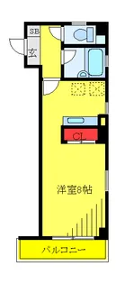 ラ・プルミエール【1階】の間取り