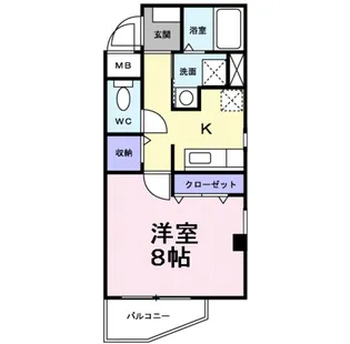 エスポワール ヒル【2階】の間取り