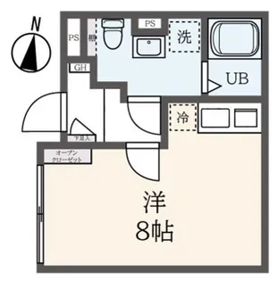 a LATO 日暮里【1階】の間取り