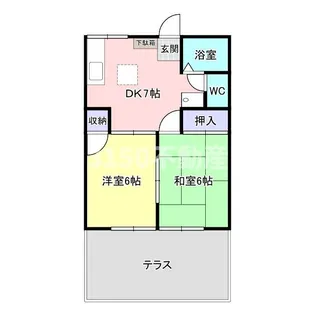 プレンティ未光【1階】の間取り