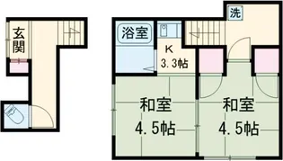 岡野荘【2階】の間取り