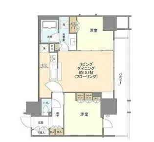 シティハウス西池袋【5階】の間取り