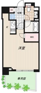 RIDGE新宿中落合【1階】の間取り