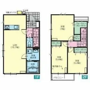 栃木県下都賀郡壬生町大字安塚【一戸建】の間取り