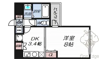 SK扇町公園【7階】の間取り