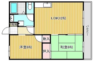 アネックスモリヤマ C棟【1階】の間取り