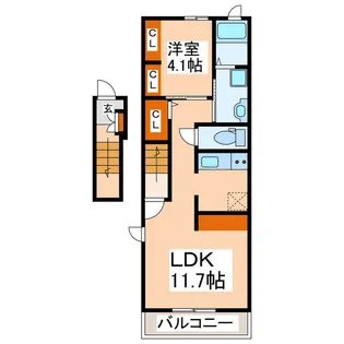 ポニート カノンの間取り