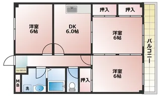 スカイドリーム【2階】の間取り