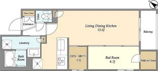 アジュールテラス目黒祐天寺【3階】の間取り