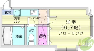 ホワイトキャッスル36番館【2階】の間取り