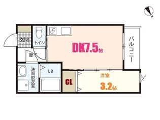 Relacion長束I【2階】の間取り