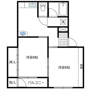 バーミーハウスI【2階】の間取り
