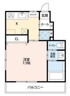 ドミール西初石A棟【1階】の間取り