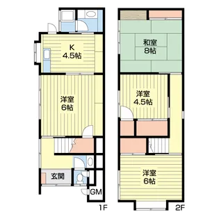 長崎県長崎市高平町【一戸建】の間取り