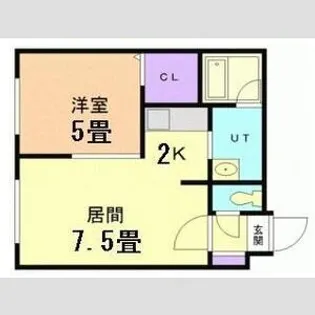 ブランノワールAMJ815【3階】の間取り