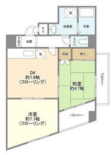プライムステージ明神町【4階】の間取り