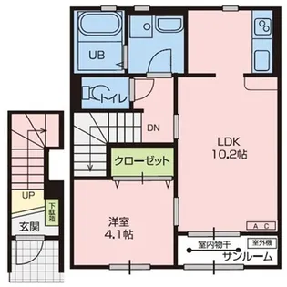 キルシェ【2階】の間取り
