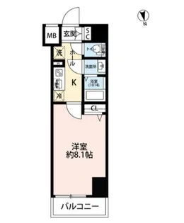 プレール・ドゥーク東向島【5階】の間取り