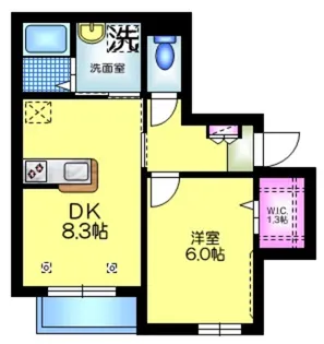 東京都荒川区町屋5【マンション】の間取り