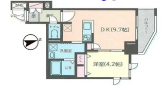 フィオーレ品川【2階】の間取り