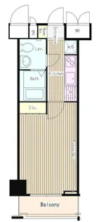 ハイトサーブル川崎【4階】の間取り