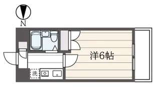 エヴェナール横浜根岸【6階】の間取り