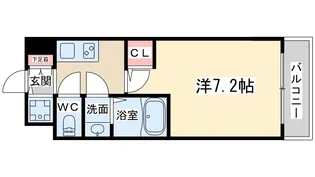 サムティ梅田2グロウアクシス【9階】の間取り