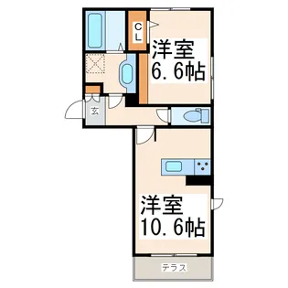 月華【1階】の間取り