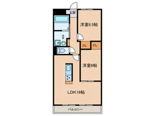 レジデンス光和2【4階】の間取り