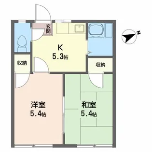 メゾン新小路【2階】の間取り