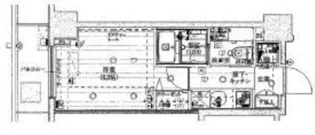 ル・リオン大鳥居【8階】の間取り