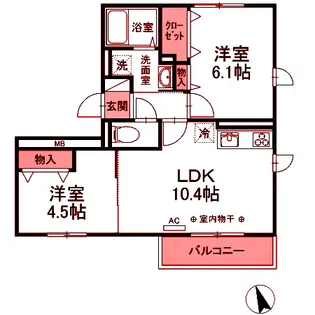 D-house【2階】の間取り