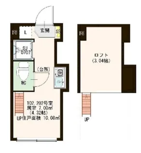 MOA池袋【2階】の間取り