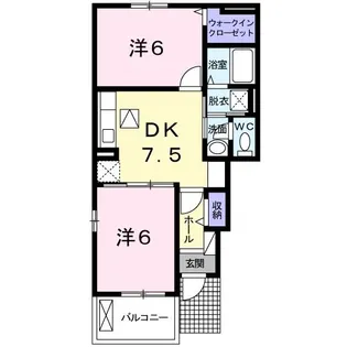 リーオセルカ【1階】の間取り