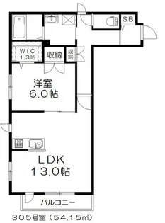カーサ リラッサンテ【1階】の間取り