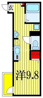 MELDIA東千葉III【3階】の間取り