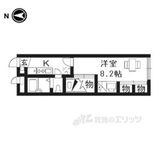 レオパレス華【1階】の間取り
