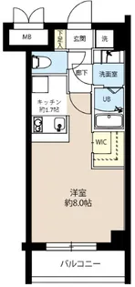 レオーネ王子飛鳥山【4階】の間取り