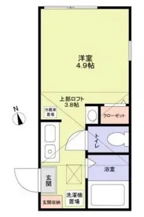 ScrubLagoon栗谷3丁目新築アパート【2階】の間取り