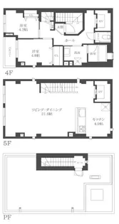 千駄木3丁目レジデンスの間取り