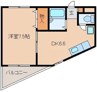 クレール宮沢【3階】の間取り
