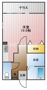 セジュール若葉【2階】の間取り