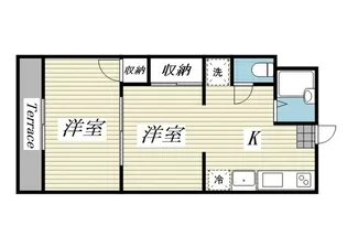 マイシャトー海老名【0】【1階】の間取り
