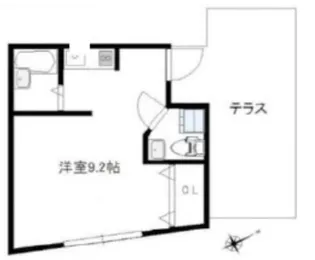 テラスガーデン中目黒【3階】の間取り