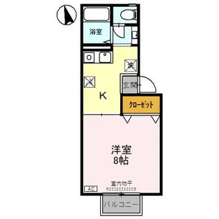 コーポナガハラ【2階】の間取り