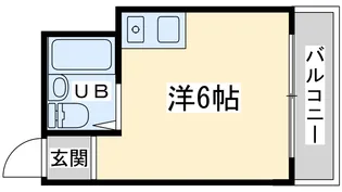 サンレスポワール天六【4階】の間取り