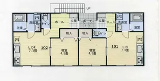 グランチェスタ【1階】の間取り