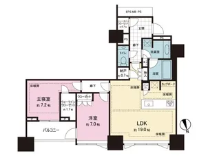 三田ガーデンヒルズ ノースヒル【13階】の間取り