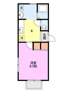 リバティ【2階】の間取り