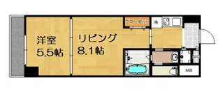 ル・パピヨンBC【3階】の間取り